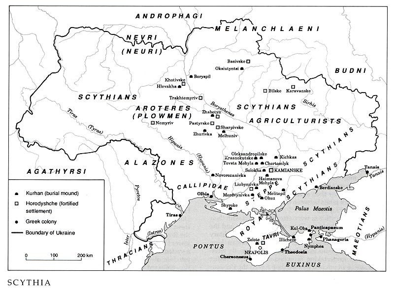 Image from entry Scythia in the Internet Encyclopedia of Ukraine